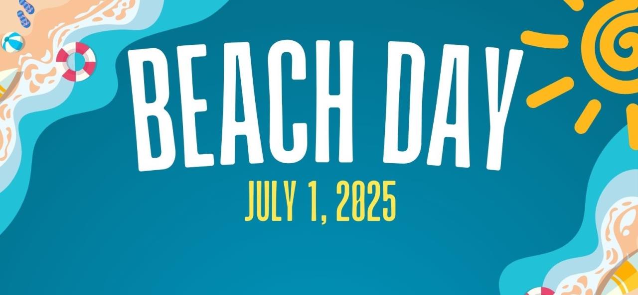 2025 Beach Day Banner